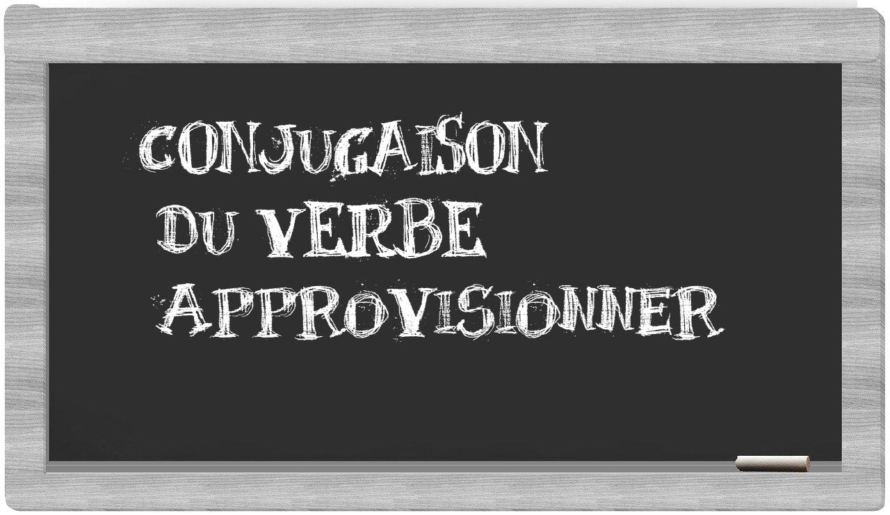 ¿approvisionner en sílabas?