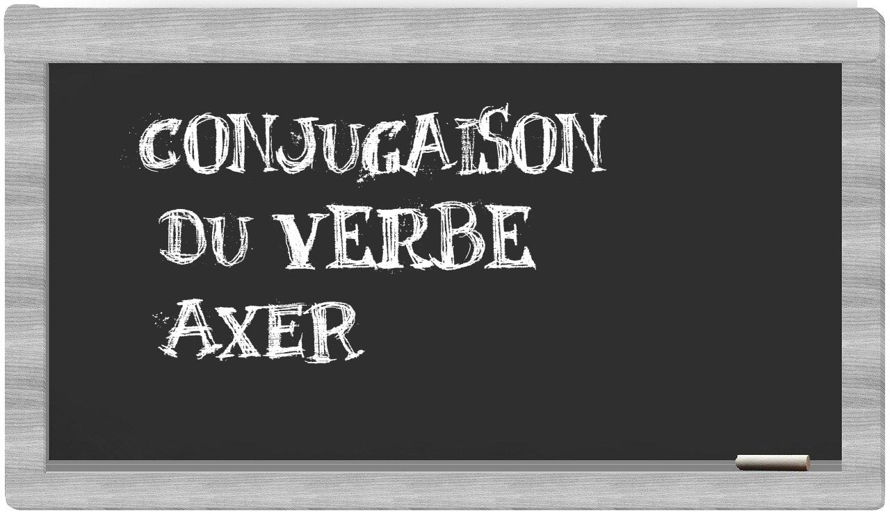 ¿axer en sílabas?