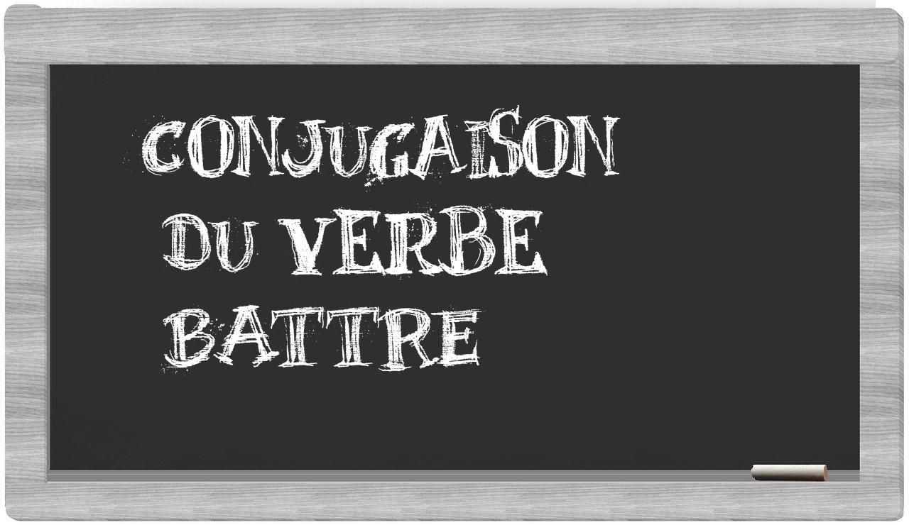 ¿battre en sílabas?