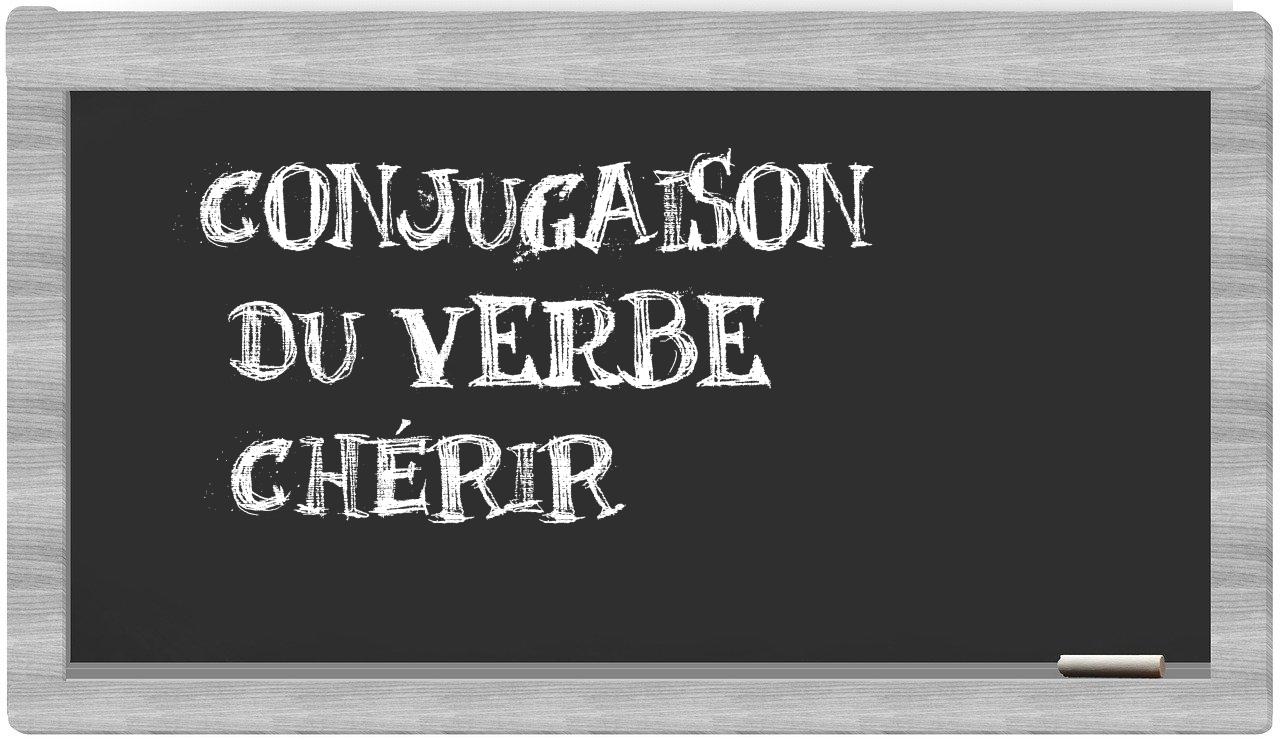 ¿chérir en sílabas?