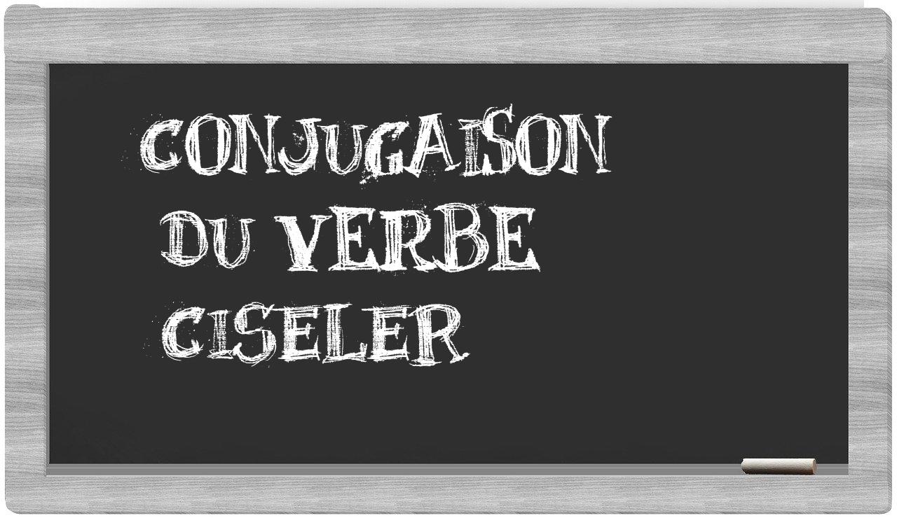 ¿ciseler en sílabas?