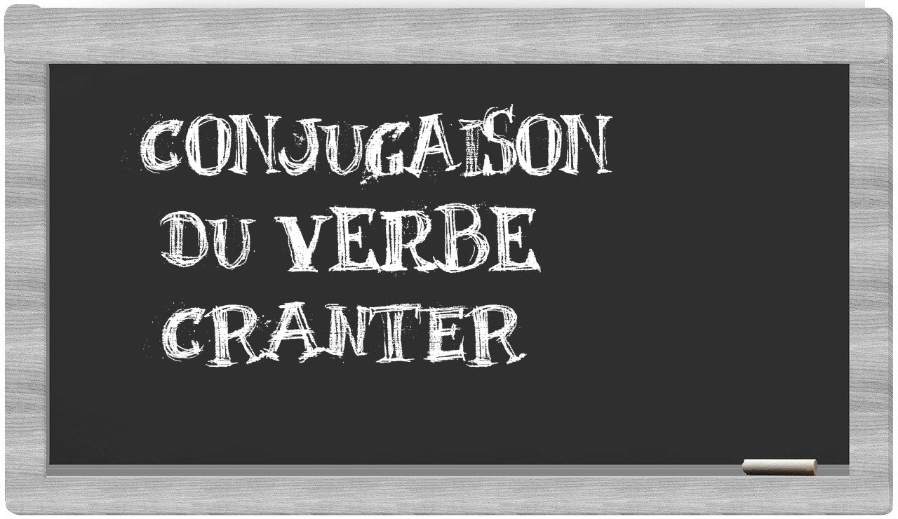 ¿cranter en sílabas?