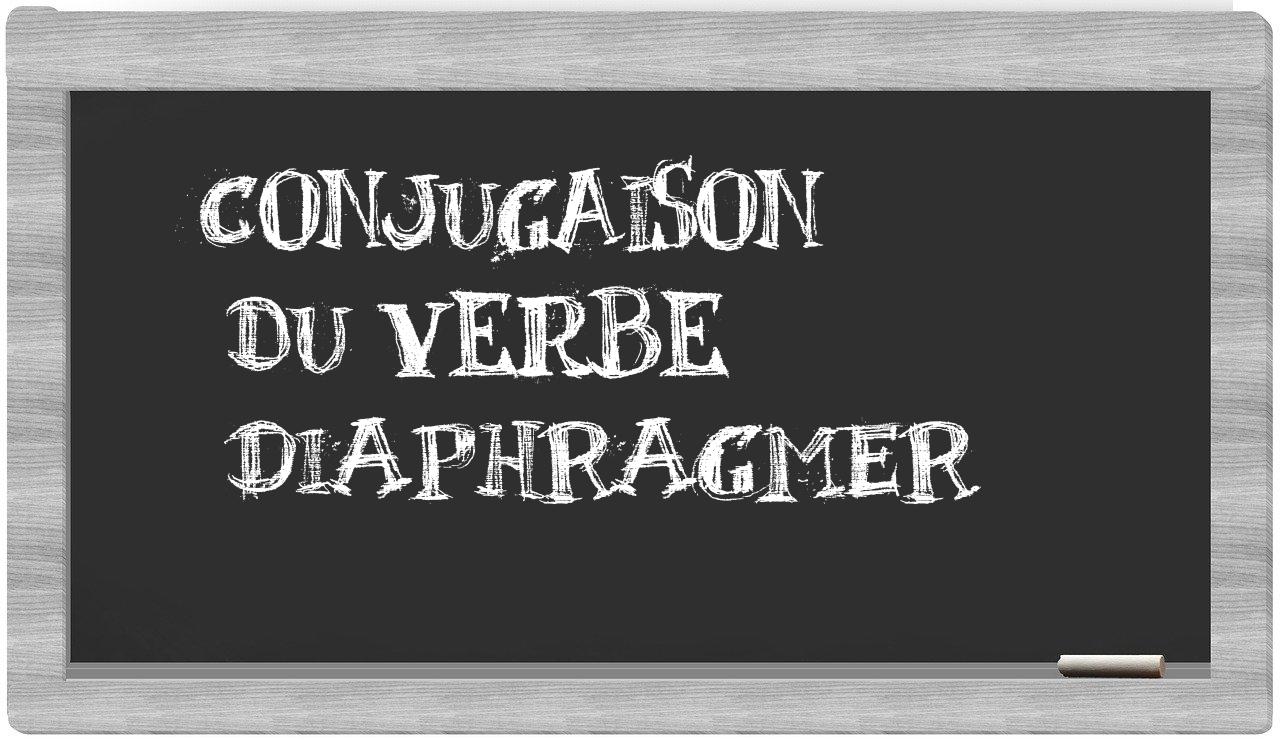 ¿diaphragmer en sílabas?