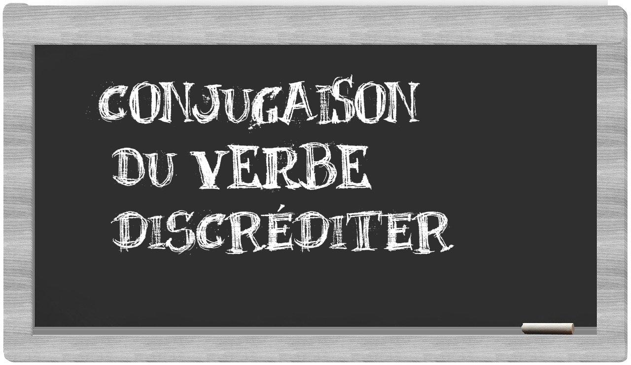 ¿discréditer en sílabas?