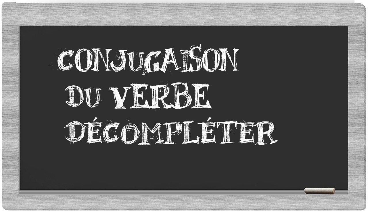 ¿décompléter en sílabas?