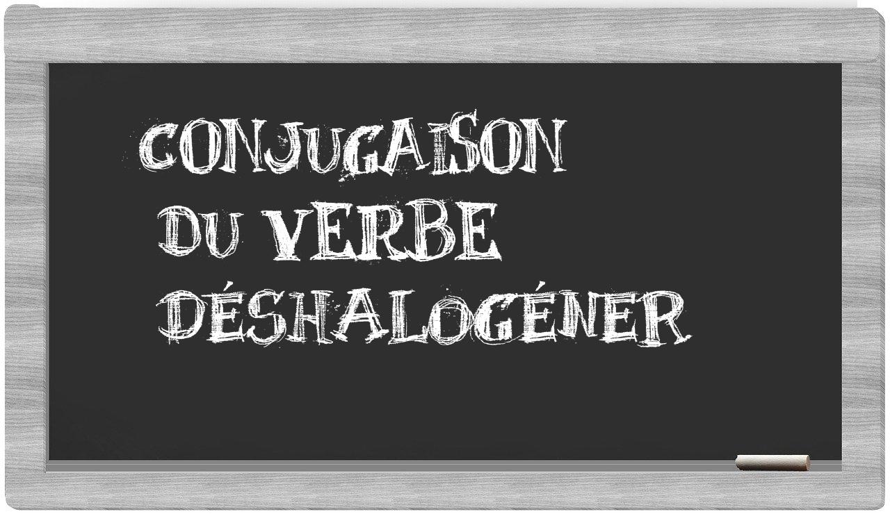 ¿déshalogéner en sílabas?