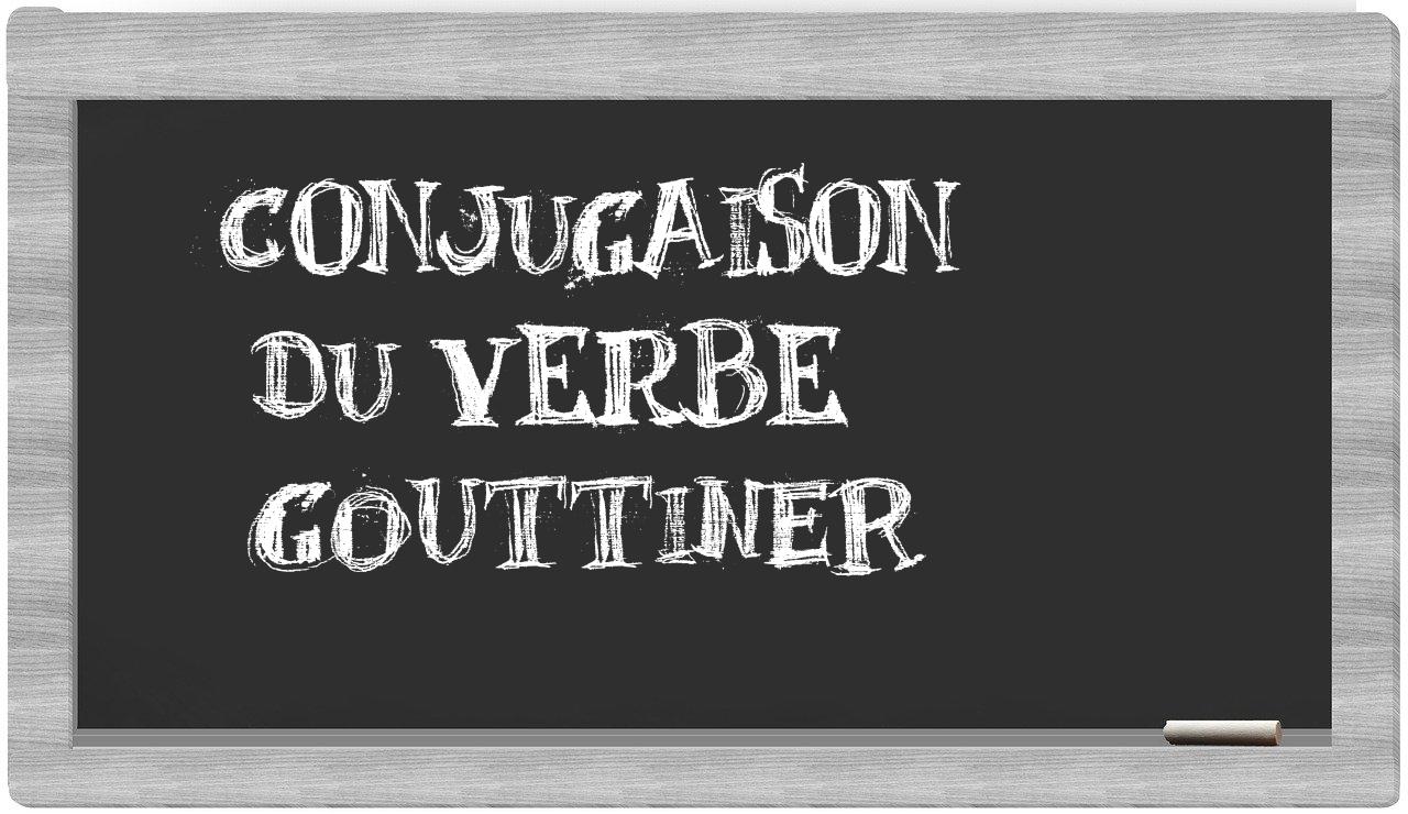 ¿gouttiner en sílabas?