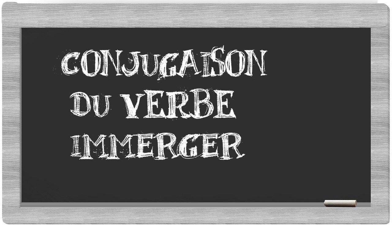 ¿immerger en sílabas?