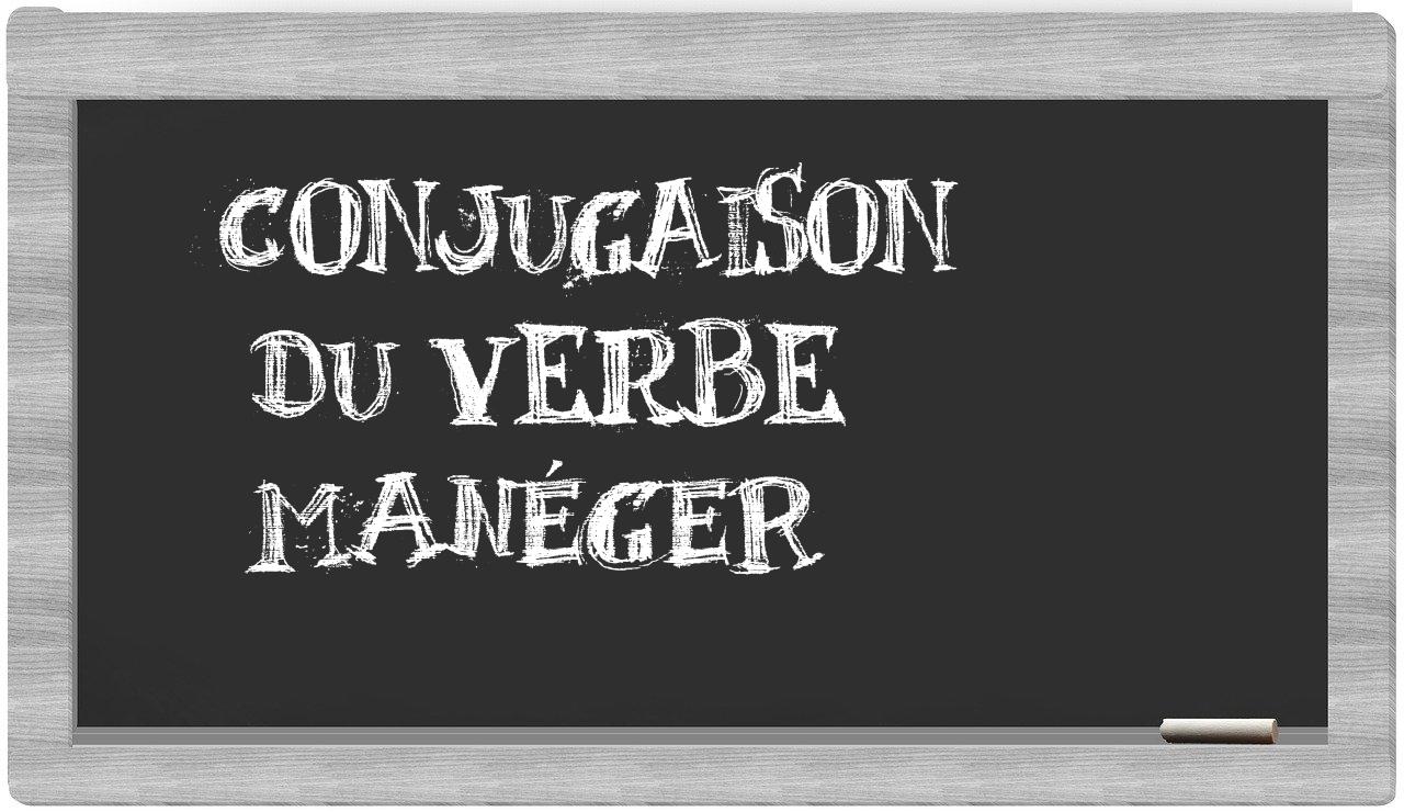 ¿manéger en sílabas?