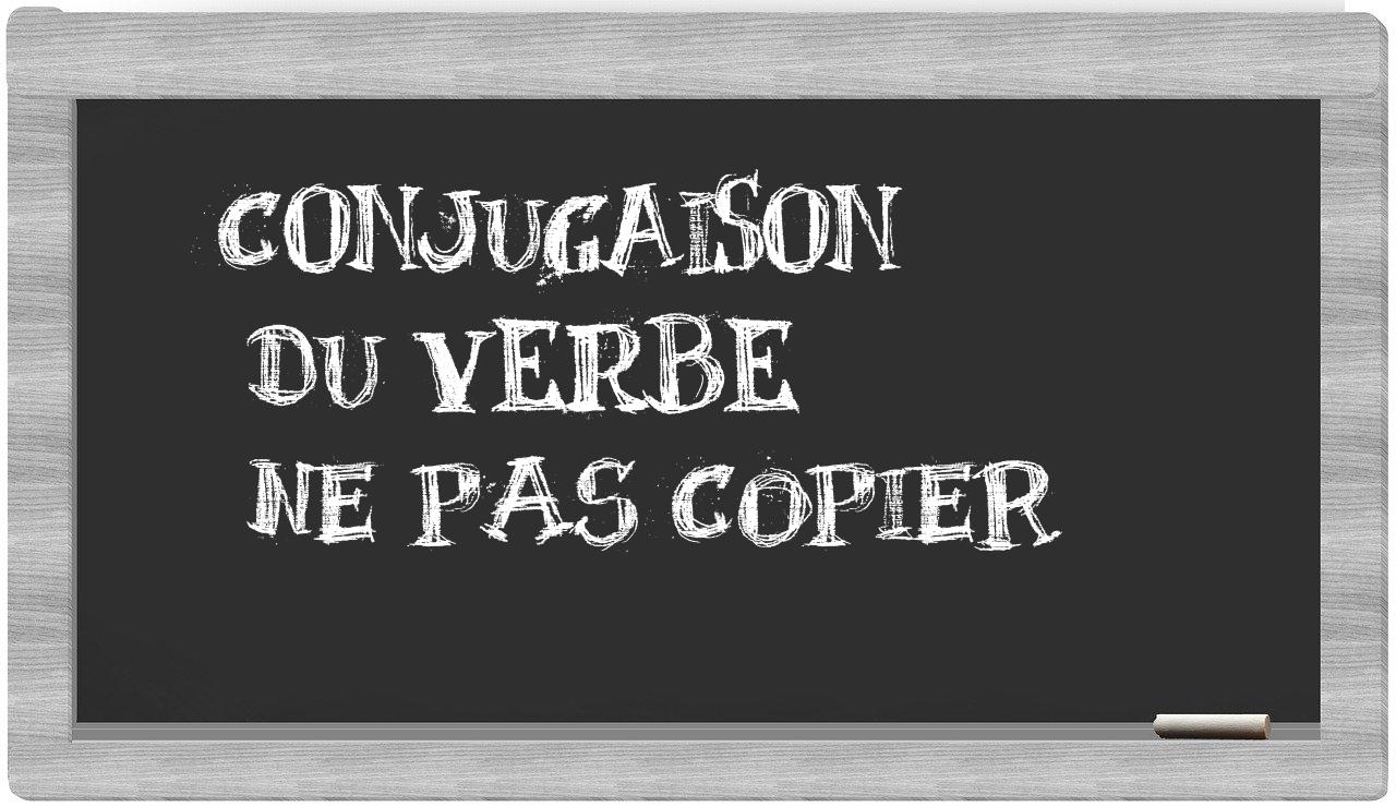 ¿ne pas copier en sílabas?
