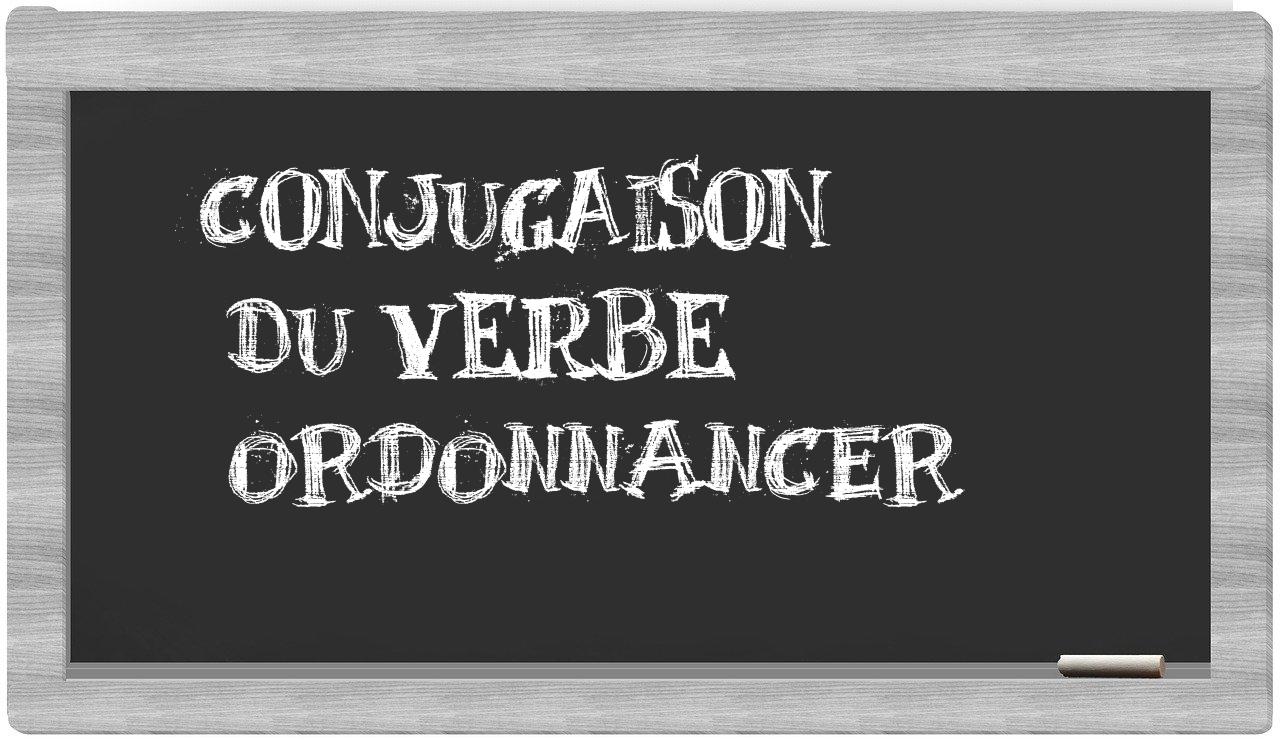 ¿ordonnancer en sílabas?