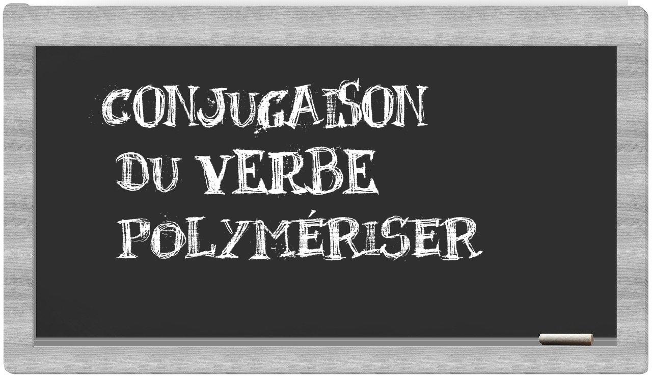 ¿polymériser en sílabas?