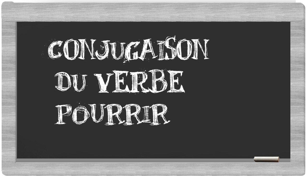 ¿pourrir en sílabas?