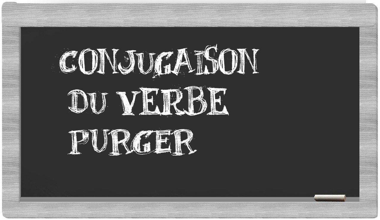 ¿purger en sílabas?