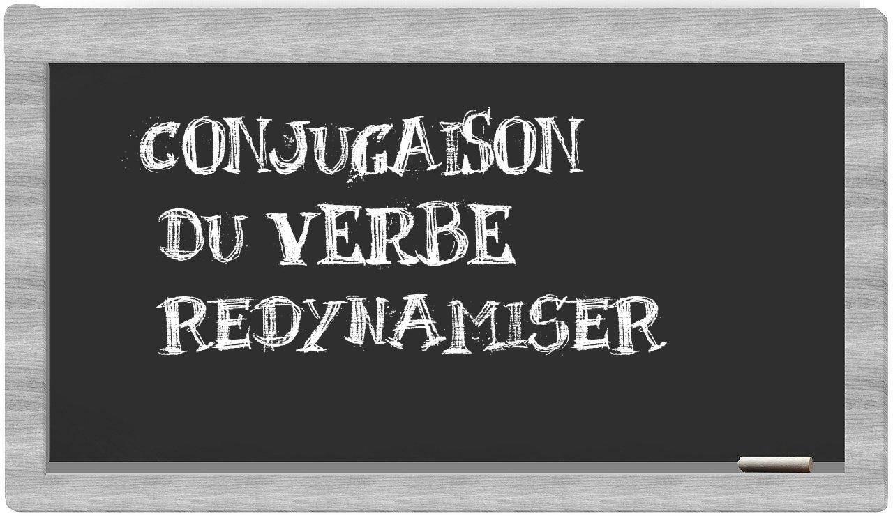 ¿redynamiser en sílabas?