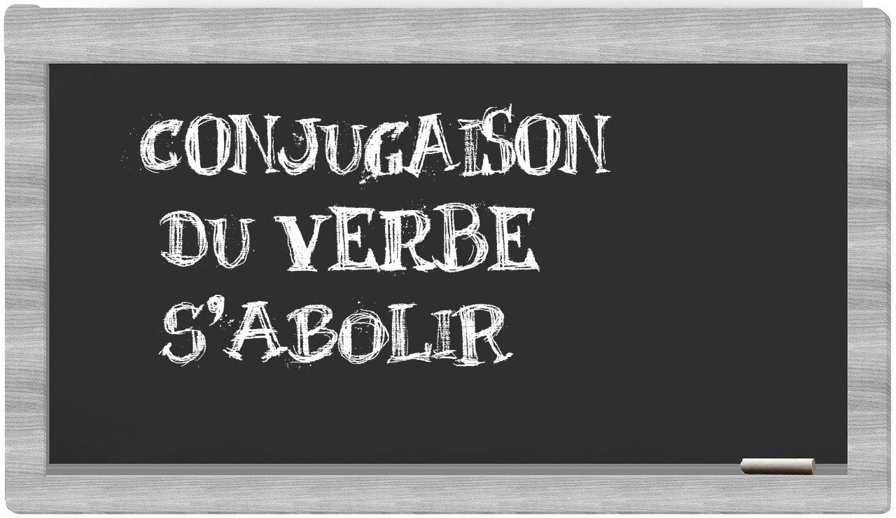 ¿s'abolir en sílabas?