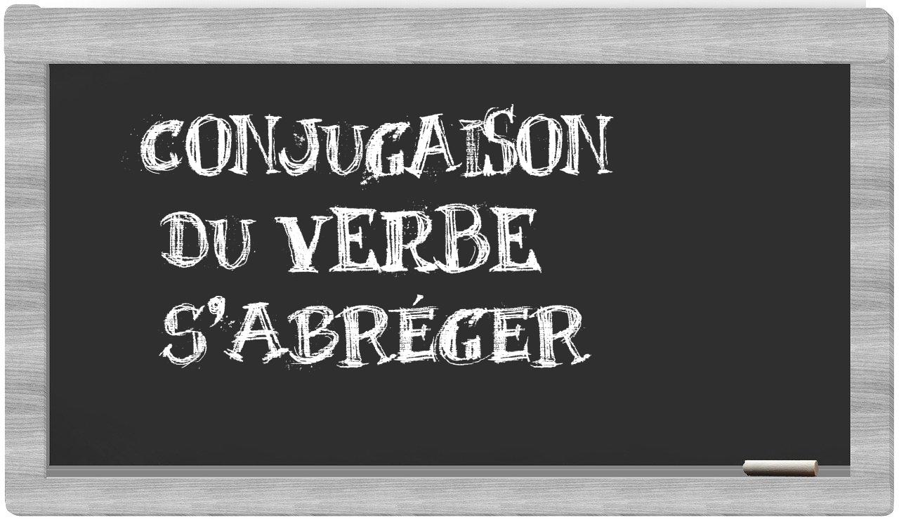 ¿s'abréger en sílabas?