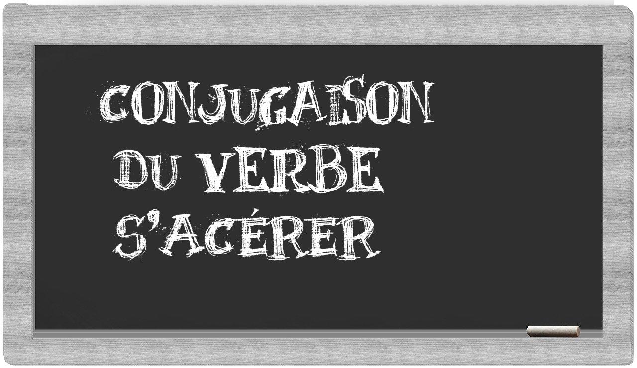 ¿s'acérer en sílabas?