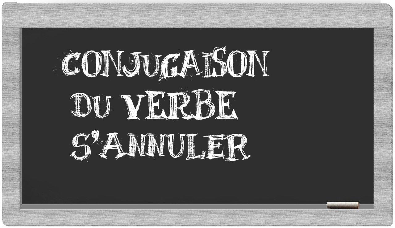 ¿s'annuler en sílabas?