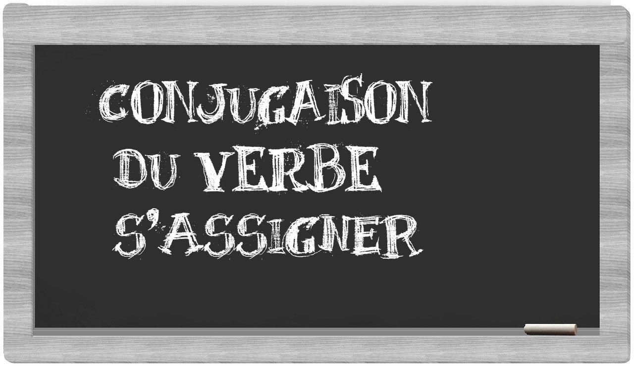 ¿s'assigner en sílabas?