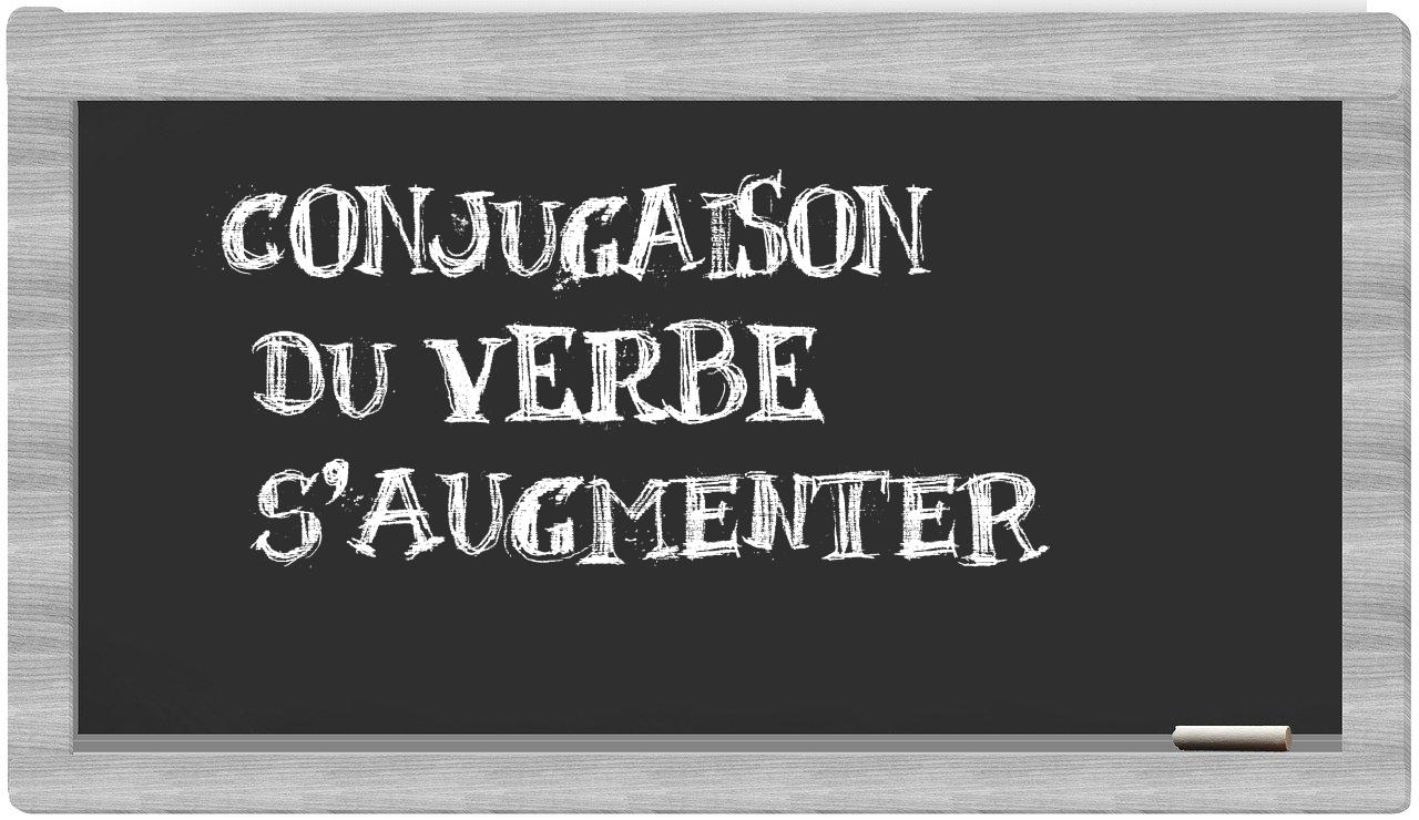 ¿s'augmenter en sílabas?