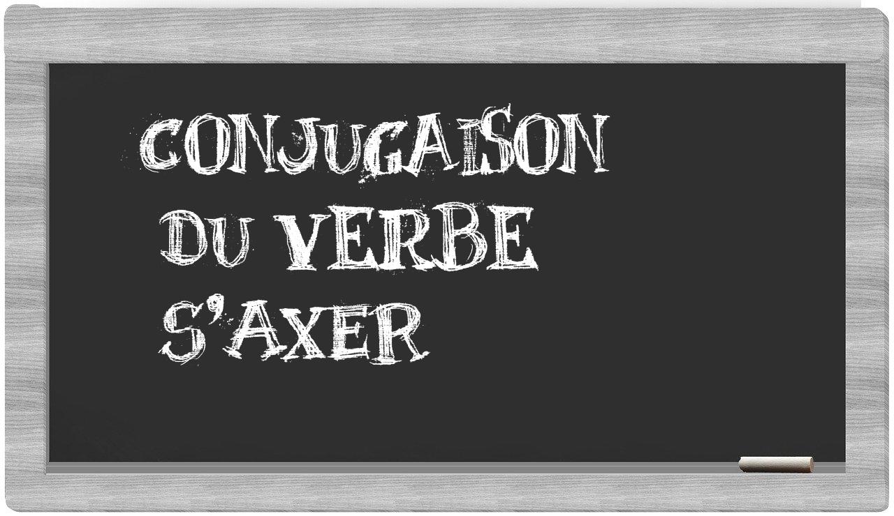 ¿s'axer en sílabas?