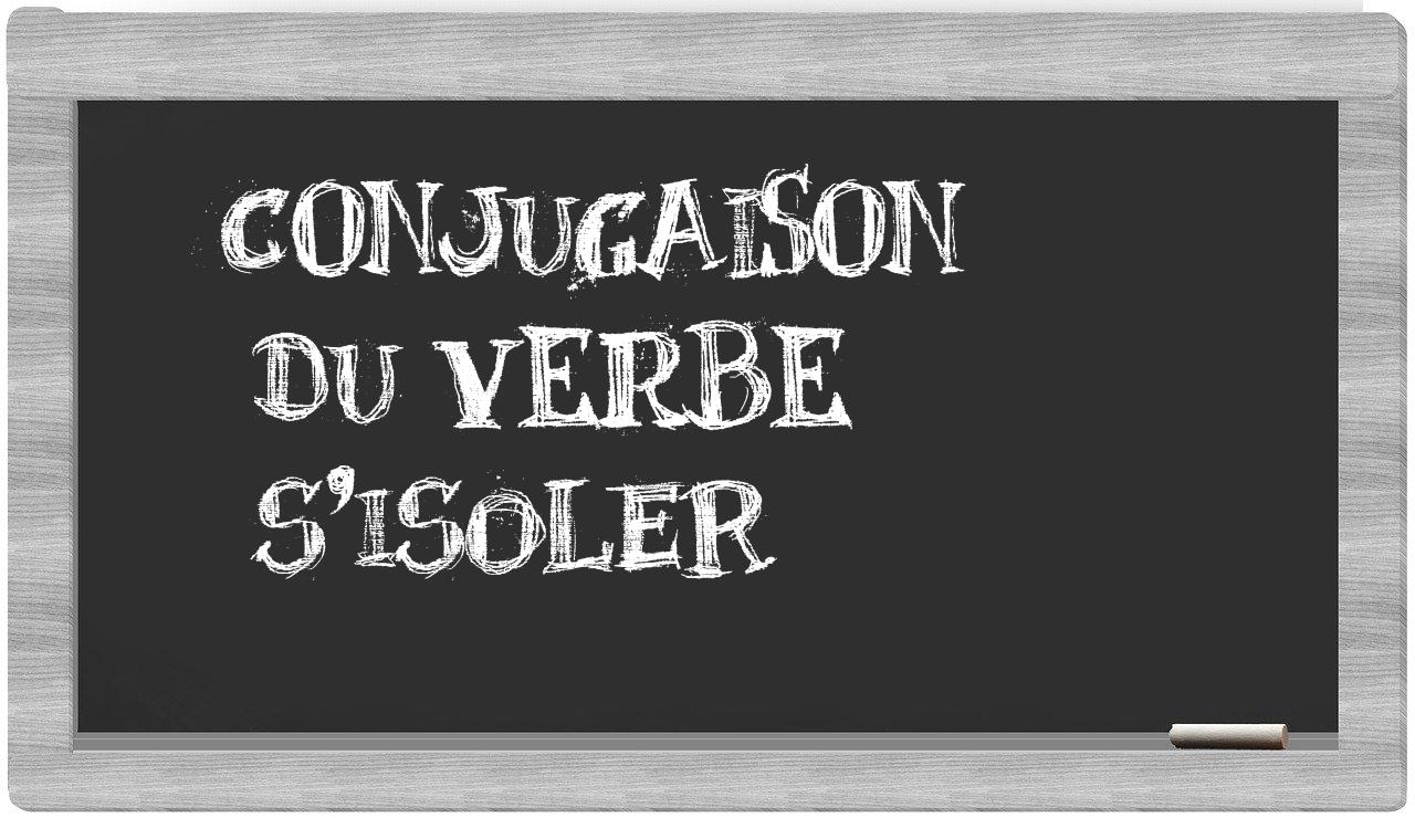 ¿s'isoler en sílabas?