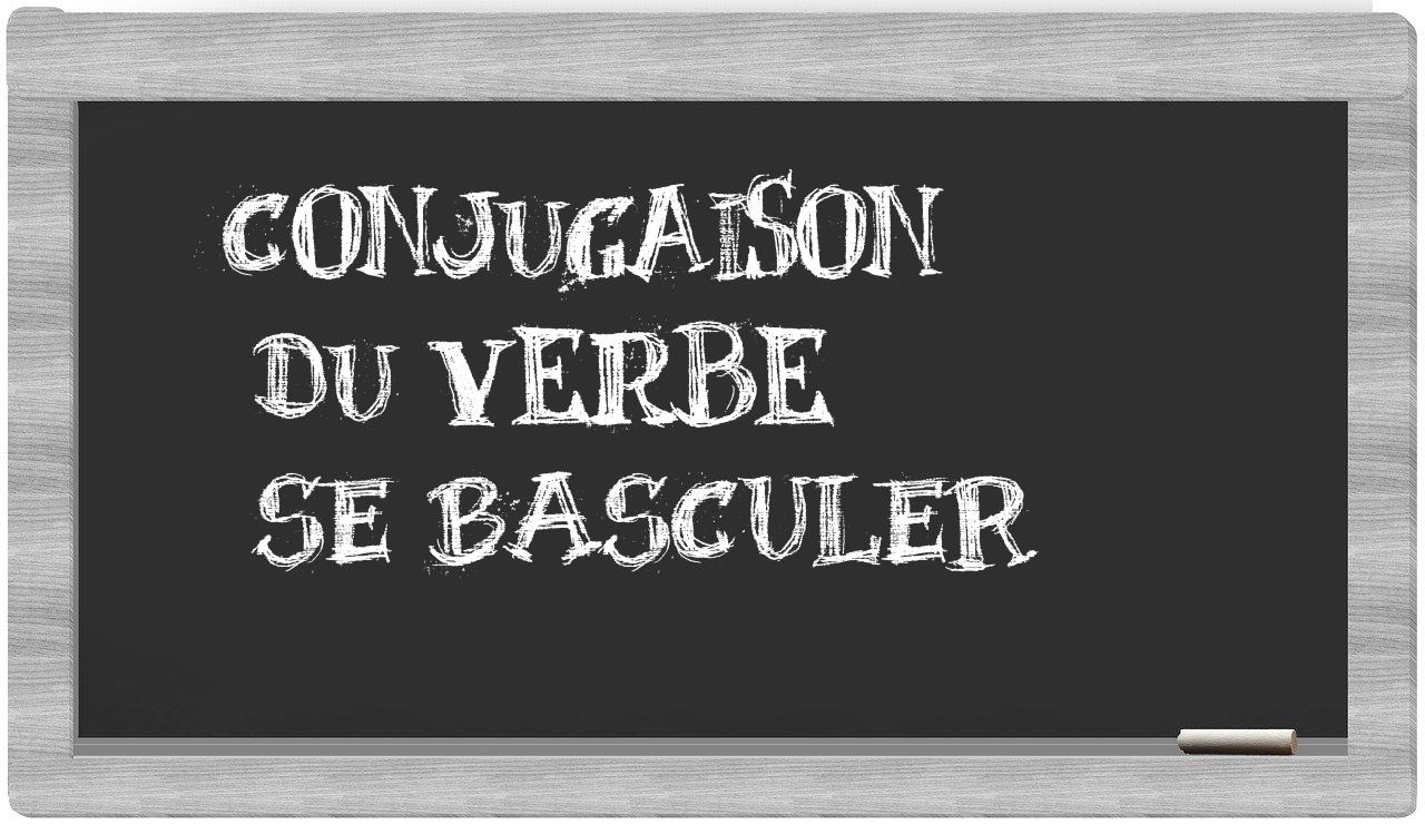 ¿se basculer en sílabas?