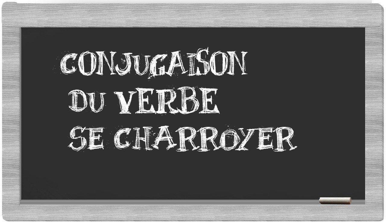 ¿se charroyer en sílabas?