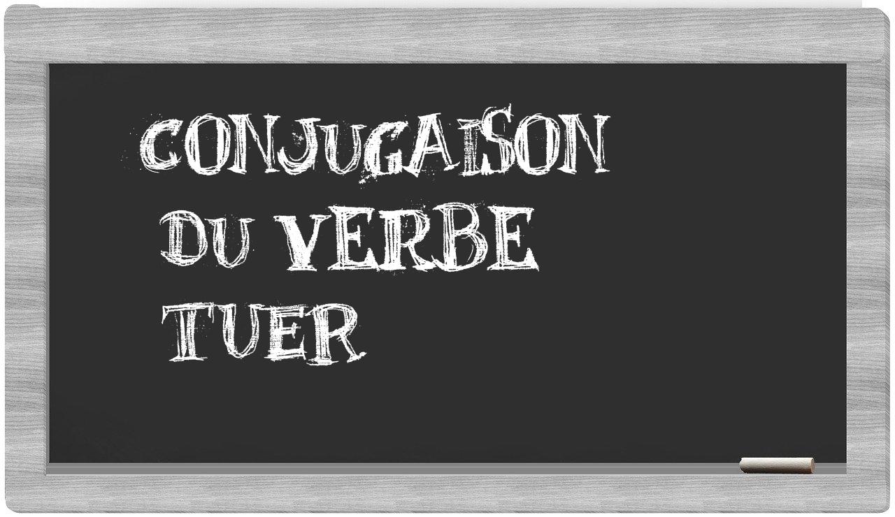¿tuer en sílabas?